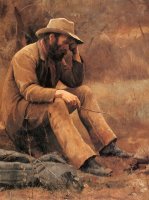 Down on His Luck [detail] by Frederick Mccubbin